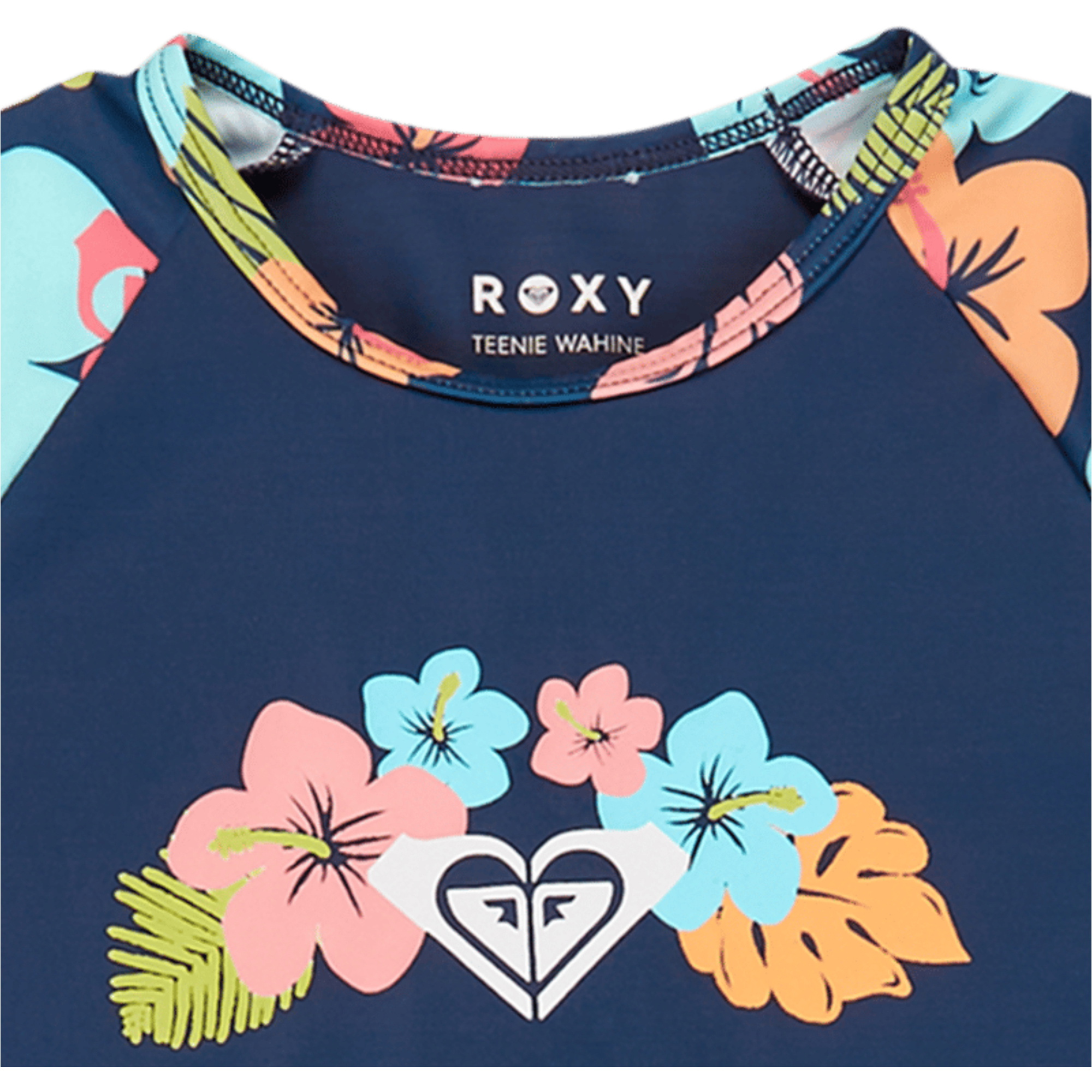 2026 Roxy Junior Morning Flower Lycra Set ERLWR03360 - Mood Indigo Morning Flowers Tw